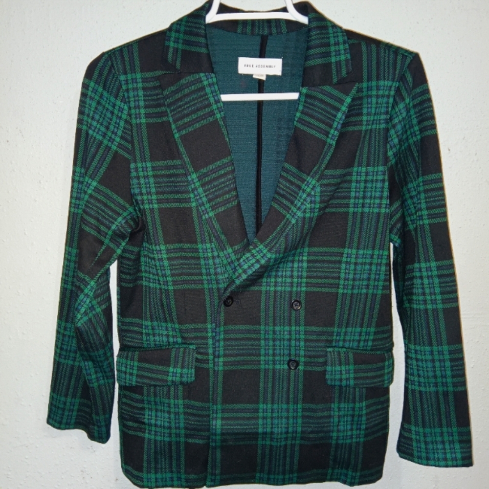 Free Assembly Girls Double Breasted Blazer Size: L 10-12